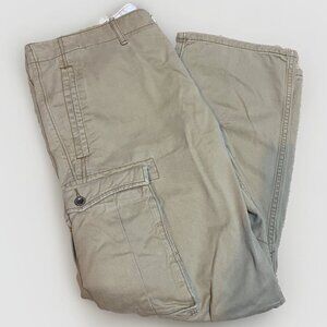 Levi's Cargo Pants Mens 36x30 (fits 36x27) Khaki Outdoors Twill Workwear Utility